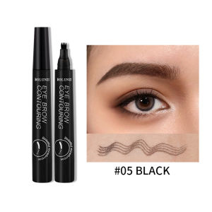 ALNECE Pensil Alis Waterproof Long Lasting Anti Luntur 5 Warna Eyebrow Contouring Pensil Alis Liar Tahan Air