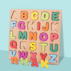 Oldlaiben Baby Wooden Educational Toys Shape/color/letter Learning Montessori Building Blocks Mainan Baby