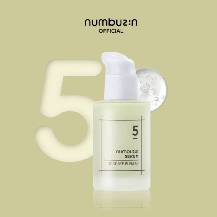 NUMBUZIN No. 5 Goodbye Blemish Serum | Sérum Correcteur Adoucissant & Clarifiant