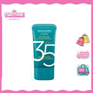WARDAH UV SHIELD ACNE CALMING SUNCREEN MOISTURIZER SPF 35 PA++ SPF 50 PA ++++ SUNCREEN