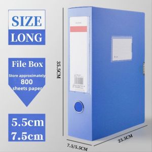 Long Document Box Long File Organize Paper Organizer File Box Document Organizer Folder 35.5*23.5CM