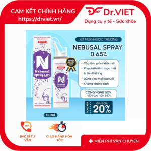 Dung dịch xịt mũi Nebusal spay 0.65%
