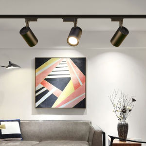 Led Track Light Lamps 30W 40W 220V COB Lights Lighting Fixtures Spotlights for Shop Clothing Store Home Aluminum Body Not Included Rails