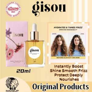 Gisou Honey Infused Hair Oil 20ml Deeply Nourishes For Glossy Hair