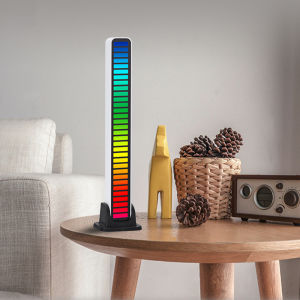 Lampu LED RGB Smart Sensor Suara Sound App Control USB Rhythm Light Built-in Battery 40 LED FUNY - 7RLLDJBK