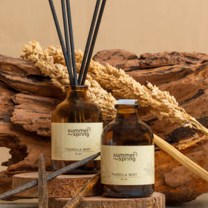 Reed Diffuser Vanilla Mist - Summerspring Pengharum 30 ML - Pengharum Ruangan / Pengharum Toilet