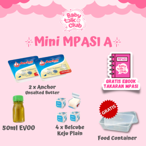 Paket MPASI Mini Lemak Tambahan Belcube UB Canola Bahan Makanan Puree Bayi