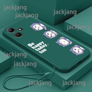 Casing INFINIX HOT 30I X669 phone case Silicone TPU phone case esign with the same lanyard