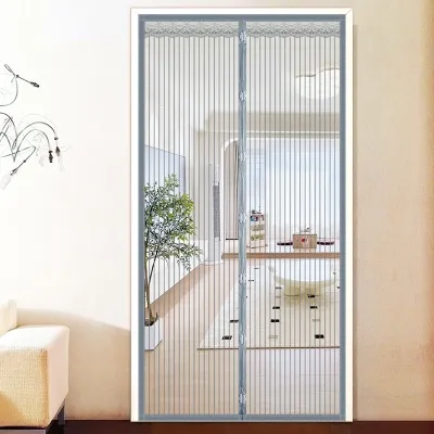Tirai Magnet Elegan bahan Poliester Ukuran 90x210cm/ 100x210cm Tirai Pintu kamar Tirai Magnet Anti Nyamuk Tirai Pintu Magnet Solusi mencegah serangga masuk Tirai Magnet Elegan bahan plastik PVC / Tirai Pintu kama