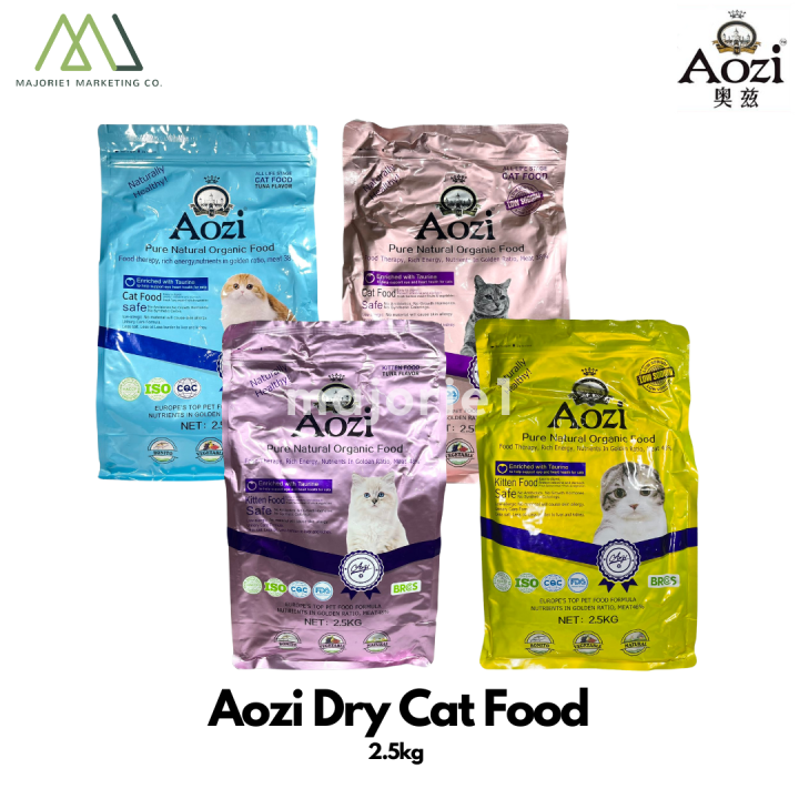 Aozi Dry Cat Food 2.5kg Natural Organic Cat Food | Lazada PH