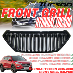 OCAS TUCSON 2015-2018 FRONT GRILL (SILVER) (12203)