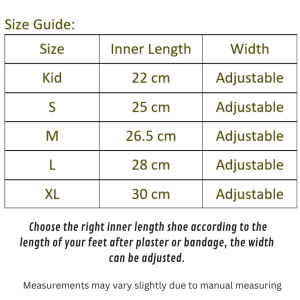 Cast Plaster Protection Shoe Post Surgery Adjustable Shoes Boot for Kid Adult Foot Fracture 石膏鞋