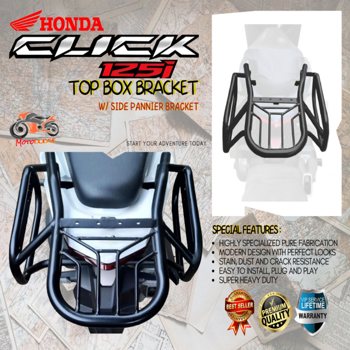 Honda Click 125 ( V1, V2, V3 ) - Motododge Super Heavy Duty Top Box 