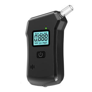 Đồng hồ đo kỹ thuật số breathalyzer chuyên nghiệp với tiếng bíp Đèn pin lớn & công tơ mét kiểm thử phản ứng nhanh đèn báo