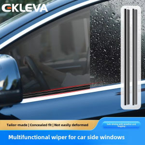 EKLEVA 2PCS Universal Car Side Window Wiper Accessories Window Cleaning Tool For Car Water Mist Removal Wipers Blade