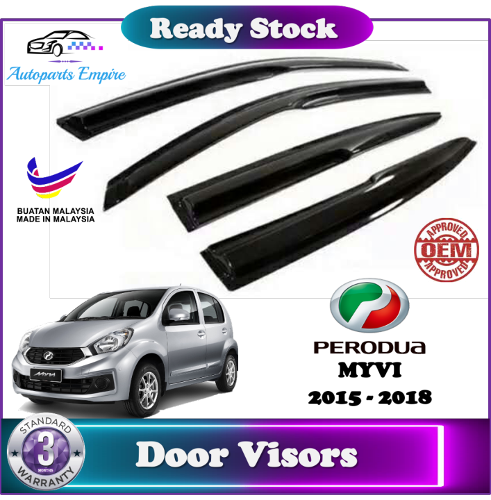 Myvi door outlet visor original