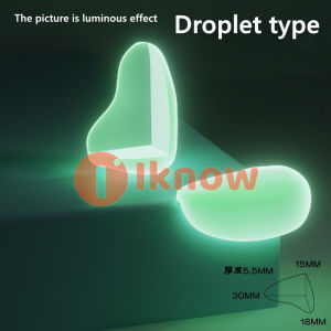 I know New luminous anti-collision corner transparent anti-collision corner protector soft bag corner of coffee table furniture silicone tape protection 10 PCS