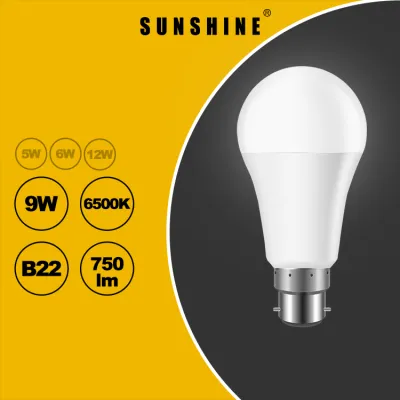 SUNSHINE LED Bulb A60 6W / 7W / 9W / 12W Base E27 Daylight / Warmwhite Light Bulb