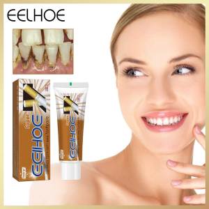 Eelhoe Remove Stains Toothpaste Remove Yellowing Plaque Cleansing Oral Hygiene Improve Coffee Tea Teeth Whitening Toothpaste Loose Teeth Care Deep Cleaning Remove Plaques Stains Freshen Breath Teeth Whitening Toothpaste
