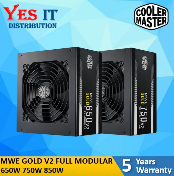 Cooler Master CM MWE Gold 750W/850W Non Modular Power Supply PSU (MPE-8506-ACAG-UK, MPE-7506-ACAG-UK),