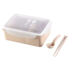 Kotak Makan Lunch Box Bento Transparant Free Sendok