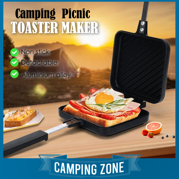 Bread Toaster Pan Pembakar Roti Camping Toaster Sandwich Maker Sandwich dismantle Pan Sandwich Toaster Panini Maker Lazada