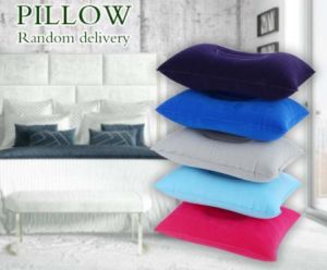 DayWalkers หมอนเป่าลม แบบพกพาสําหรับเดินทาง หมอนเป่าลม หมอน หมอนพกพา หมอนPVC หมอนรองคอ หมอนพับสําหรับแคมป์