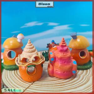 Follow Get New[Bloom Z] Mushroom Conch House Shelter Aquarium Landscaping Decoration Fish Tank Decor Fish Tank Ornament Fish Shrimp Hiding Shelter