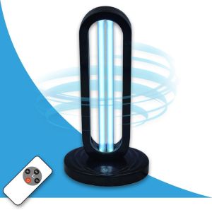 UVILIZER Tower - UV Light Sanitizer & Ultraviolet Lamp with Remote Control (UV-C Cleaner for Home Room Office 38W UVC Disinfection Bulb Kill Germs Bacteria Virus Dust USA)