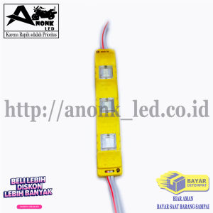 Lampu LED Strip SMD 3 Mata 5730 DC 12Volt | Lampu kolong Motor/Mobil 3Mata | Lampu Led module 3 Mata