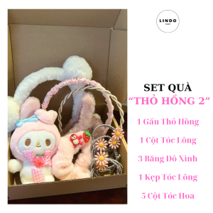 Set Quà Tặng Cute LINDO Quà tặng Bạn Gái Người Yêu Bạn Bè Các Dịp Đặc Biệt Quà tặng Valentine 14/2 8/3 20/10