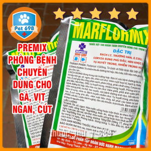 Gói 100g MARFLOMIX Gà PREMIX chuyên dùng cho gia cầm phòng bệnh đường tiêu hóa trên gia cầm thủy cầm