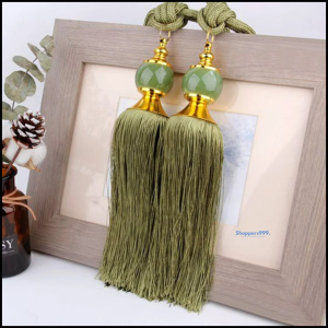 CURTAIN HOLDER TASSEL PER (1PC) Curtain Tie Rings Modern Curtain Rope Living Room Curtain Buckle Window Elegant Design