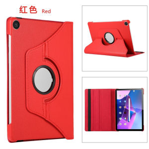 Cho Lenovo Tab M10 3rd Gen tb328fu tb328xu 10.1 inch máy tính bảng chống sốc 360 ° xoay PU Vỏ ốp đỡ máy tính bảng bằng da Bìa