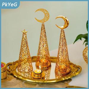 PkYeG Châu Âu trang trí đám cưới trà sáp nhỏ Vòng cốc nến giữ Quà Tặng kim loại Cây giáng sinh nến nến