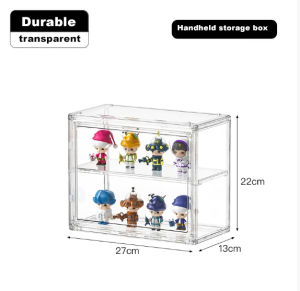 Magnetic Dustproof Cup Display Case Kitchen Storage Rack Cup Holder Tea Bag Desk Organizer
