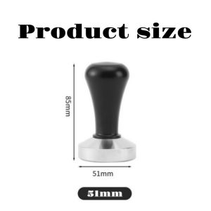 Espresso Coffee Press Tamper Stainless Steel Distributor Leveler Tools Dual Calibrated Spring