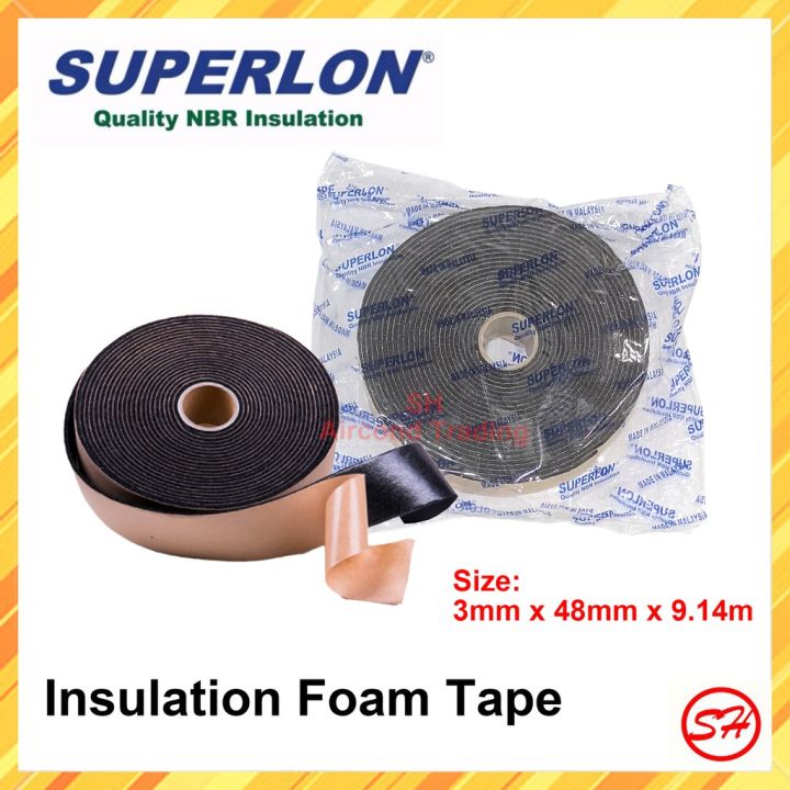 SUPERLON INSULATION FOAM TAPE INSULATION TAPE FOAM TAPE | Lazada