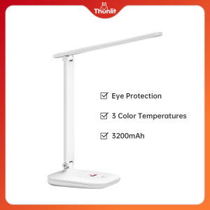 Thunlit Eye Protection Lamp 7W 3200mAh Rechargeable 3 Color Temperatures LED Foldable Desk Lamp for Student Study