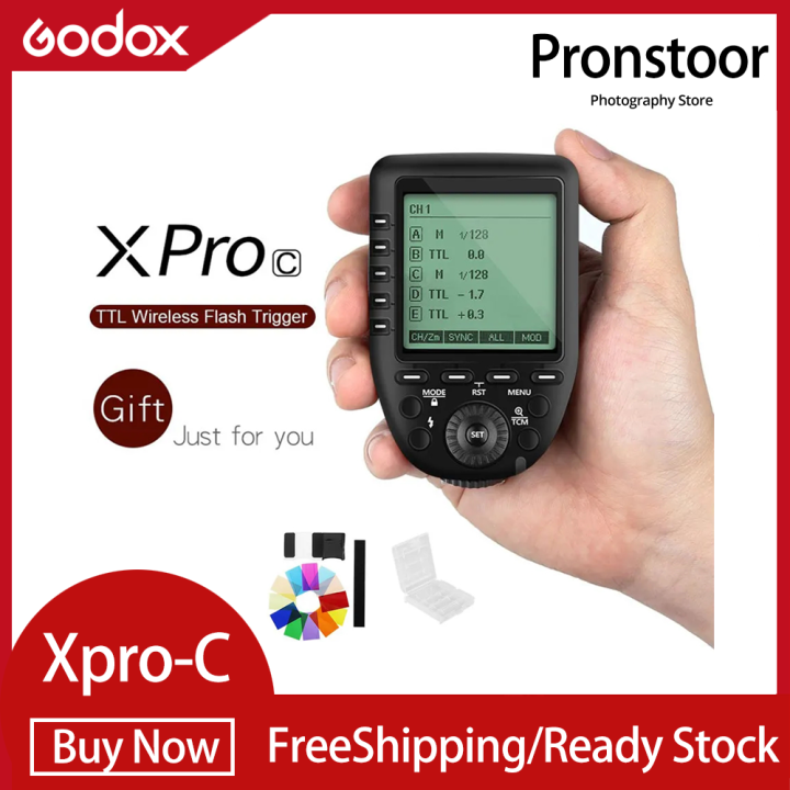 Godox XPro-C Flash Trigger Transmitter with E-TTL II Wireless