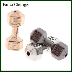 Fanzi 2Pcs 1/12 Dollhouse Miniature Barbell Dumbbells Fitness Weights Gym Model Toys
