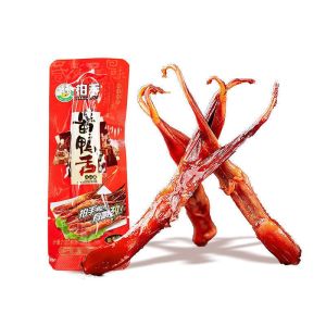 Paishou Wenzhou Style Braised Duck Tongue Soy Sauce Flavor Chewy Chinese Duck Tongue Snack Ready-to-Eat Premium Delicacy