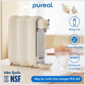 Máy lọc nước trực tiếp PUREAL Line Changer PPA-300 để bàn không dùng điện nhập khẩu Hàn Quốc (tặng bộ lõi 1 năm)