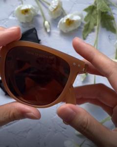 Cyxus Foldable Polarized Sunglasses Women Portable Folding Shades UV400 Protection Day-View Sunscreen Protective Fexible TR Frame Eyeglasses Original Brand  1019