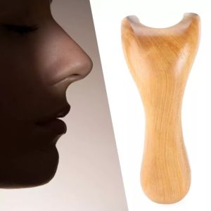 1Pc Vietnam Fragrant Wood Body Massager Roller Shiatsu Thai Massage Tool Facial Nose Gua Sha Scraping Stick for Muscle Relaxation