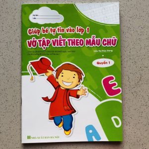 Sách - Vở Tập Viết Theo Mẫu Chữ cho bé 4-6 tuổi (bộ 2 quyển)