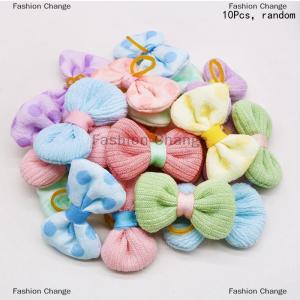 [COD] Fashion Change 5 10Pcs Bow Tie Rubber Band Candy Color Dog Hair Band Long-hair Puppy Bowknots Hair Accessories Pet Grooming Cute Pet Supplies