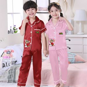 CIAHAW-Baju Tidur Anak DTF Lengan Panjang Dan Pendek Usia 3-10 Tahun/Katun Premium
