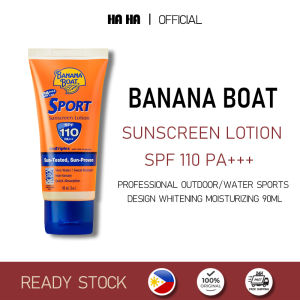 Banana Boat 90ml SPF110 PA+++ Sports Sunscreen Lotion Ultra Protection Non Greasy Sweat Proof Water Resistant 80Min Face & Body Sunblock UV Defense