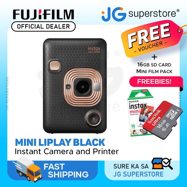 Fujifilm Instax Mini LiPlay Elegant Black - Instant Camera En Smartphone Printer
